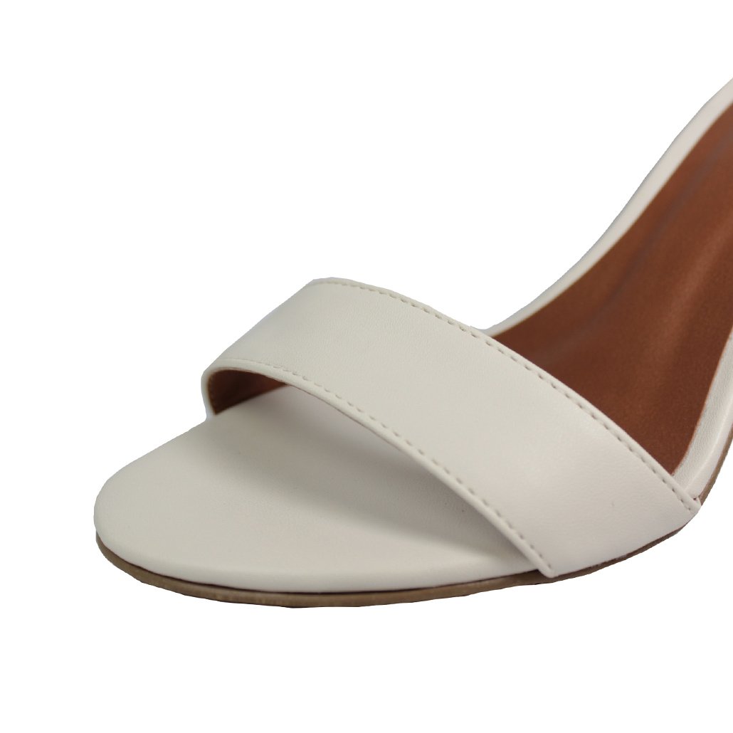 Sandália Salto Alto Fino Luiza Sobreira Off White Mod. 1053 Branco 4