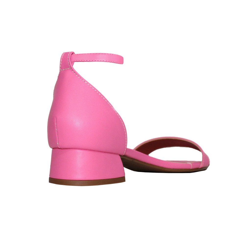 Sandália Salto Baixo Grosso 3cm Luiza Sobreira Azaléia Mod. 2142 Rosa 3