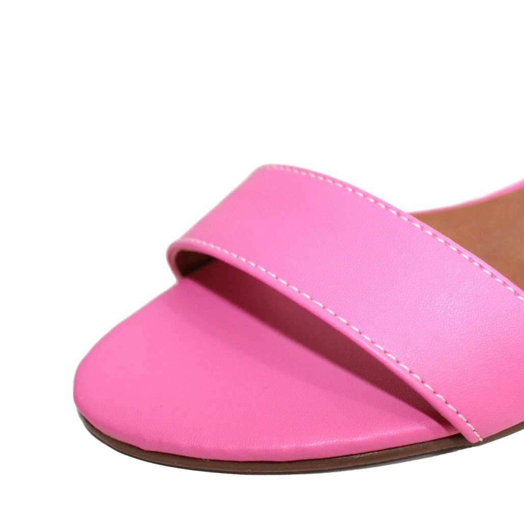 Sandália Salto Baixo Grosso 3cm Luiza Sobreira Azaléia Mod. 2142 Rosa 4