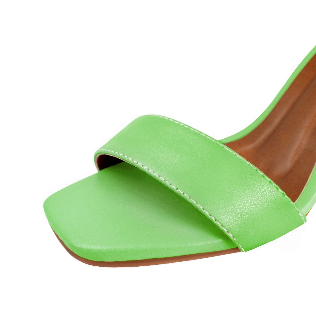 Sandália Salto Alto Grosso Luiza Sobreira Verde Mod. 2165 Verde 4