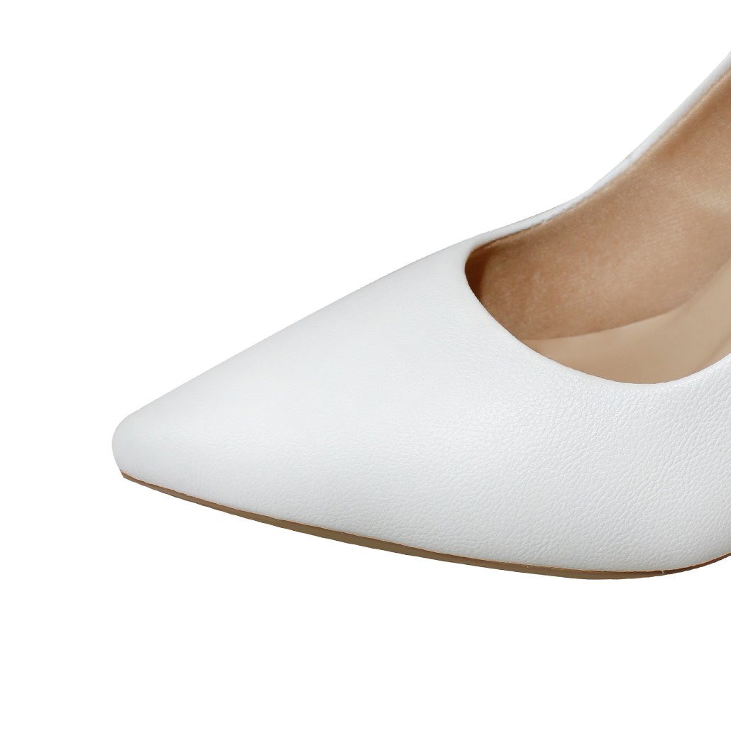 Scarpin Salto Alto Fino 12 cm Luiza Sobreira Branco Mod. 2258-2 Branco 4
