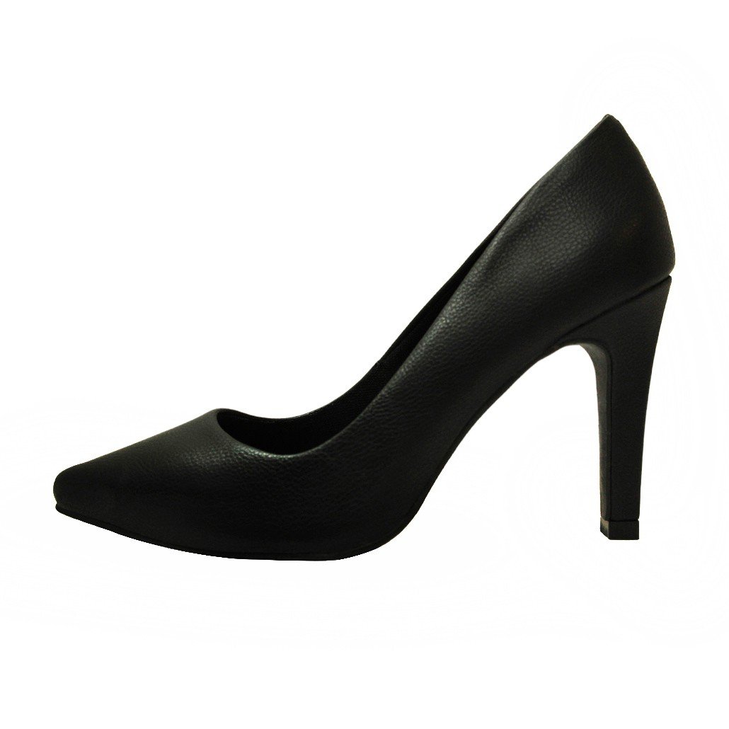 Scarpin Salto Alto Fino Luiza Sobreira Preto Mod. 741 Preto 2