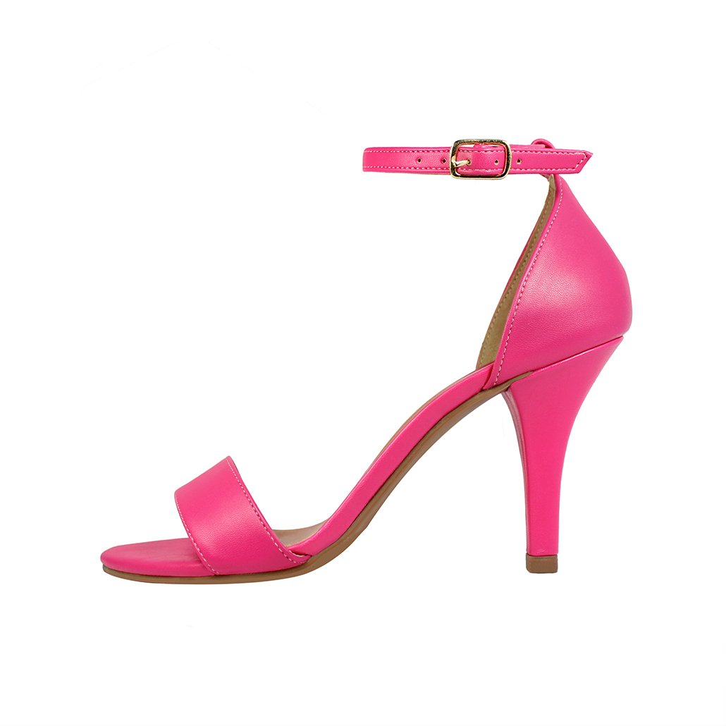 Sandália Salto Alto Fino Luiza Sobreira Pink Mod. 2170 Rosa 2