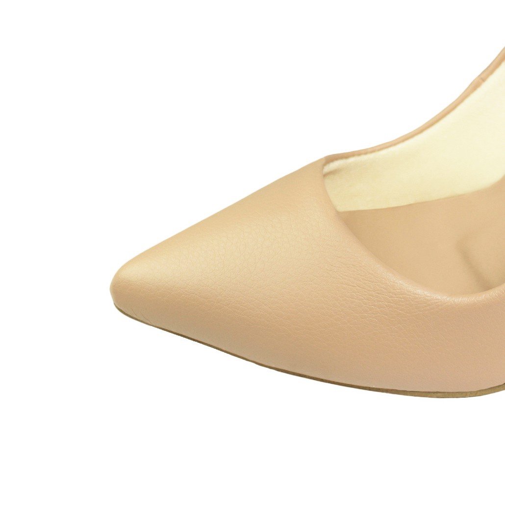 Scarpin Salto Alto Fino Luiza Sobreira Nude Mod. 2332 Bege 4