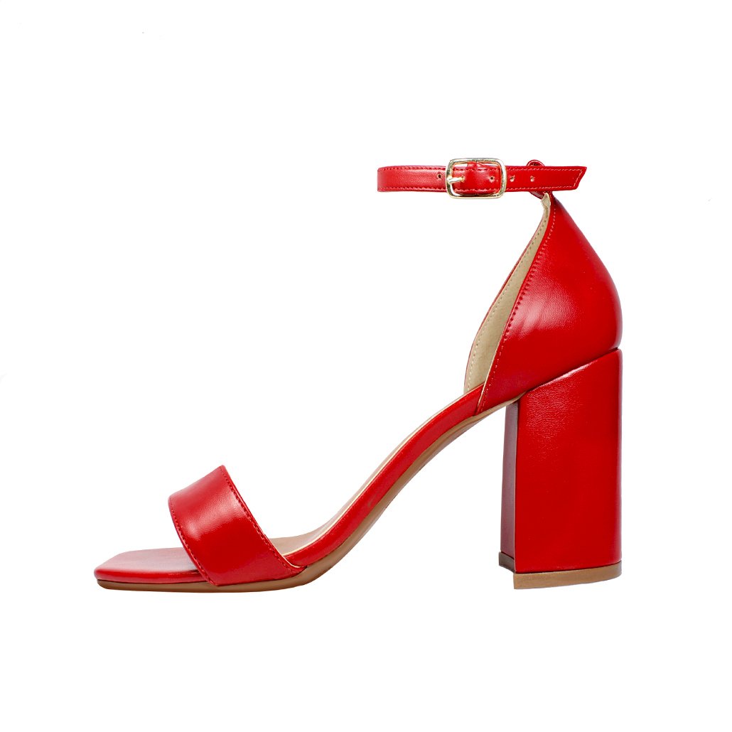 Sandália Salto Alto Grosso Luiza Sobreira Vermelha Mod. 2196 Vermelho 2
