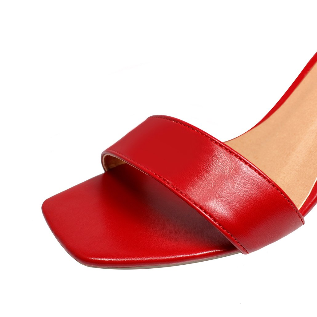 Sandália Salto Alto Grosso Luiza Sobreira Vermelha Mod. 2196 Vermelho 4