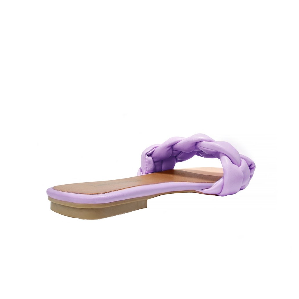Rasteira Luiza Sobreira Trançada Lilás Mod. 2099 Roxo 3