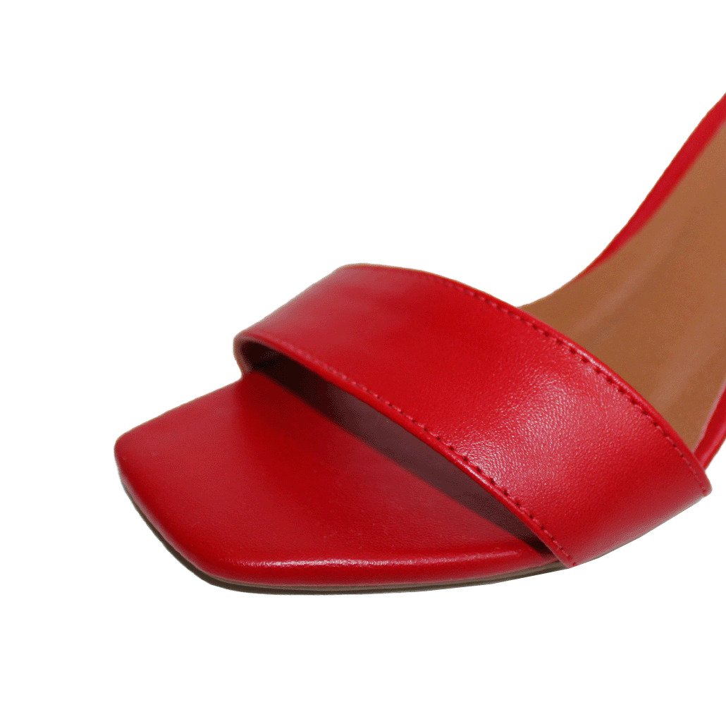 Sandália Salto Alto Fino Luiza Sobreira Vermelha Mod. 2130 Vermelho 4