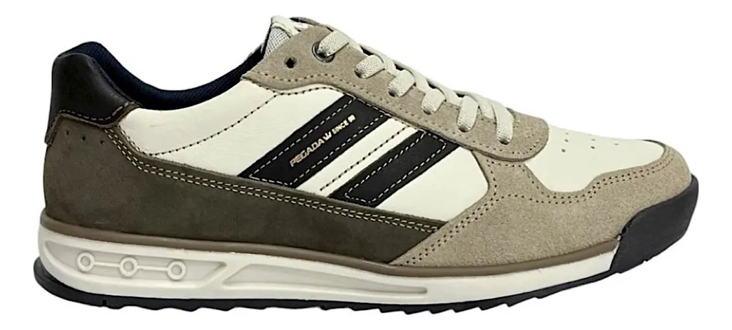 Tênis Pegada Sapatênis Masculino Couro Amortech 112504