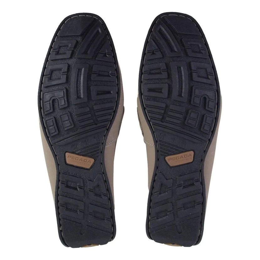 Sapato Masculino Drive Pegada Mocassim Couro 140780 Bege 4