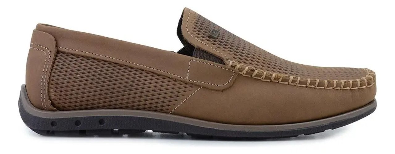 Sapato Mocassim Drive Masculino Pegada Couro 141606
