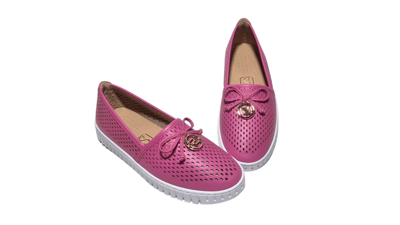 Tênis Santinelli Casual Feminino Slip On 1528-004 Rosa 4