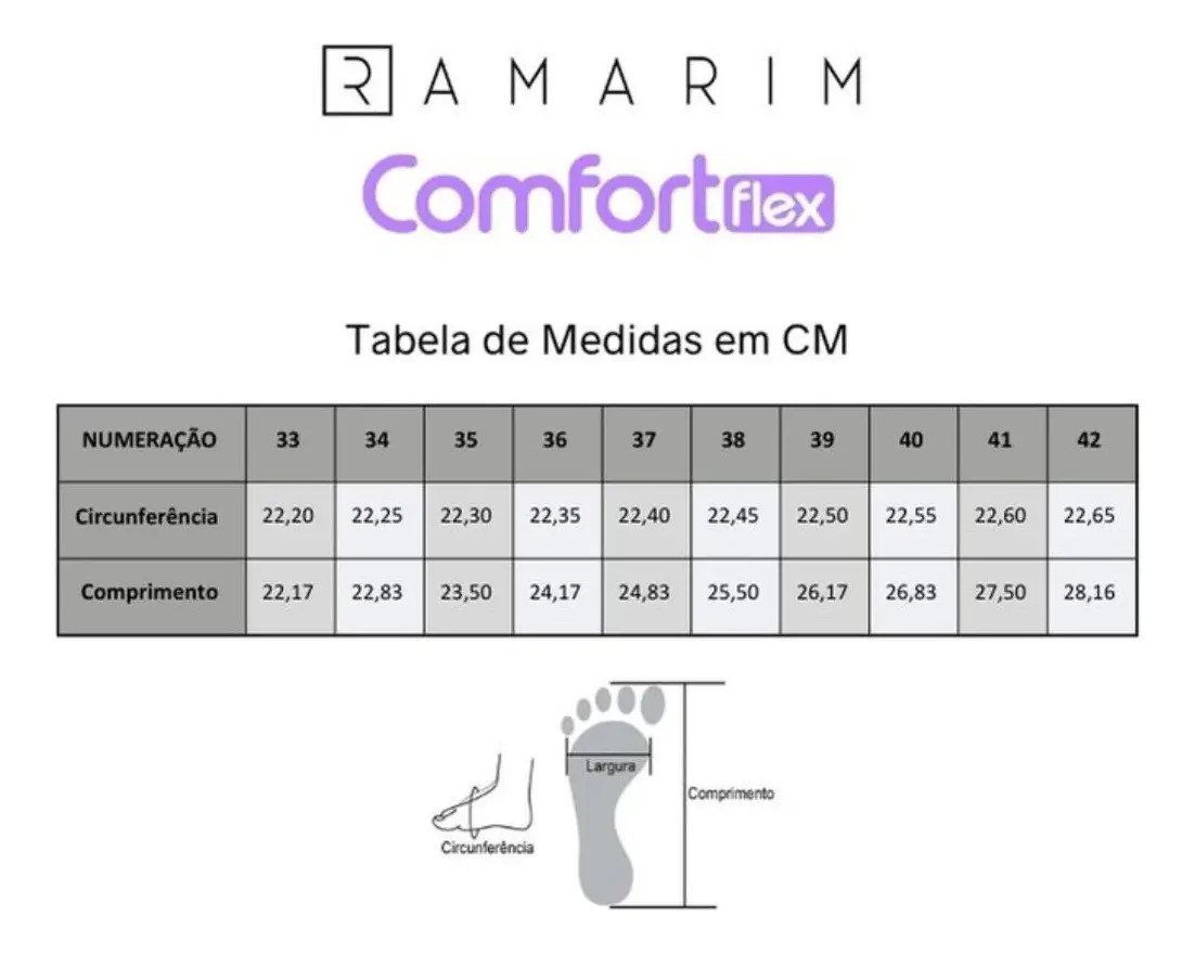 Sandália Comfortflex Feminina Elástico Super leve 25-47302 Preto 4