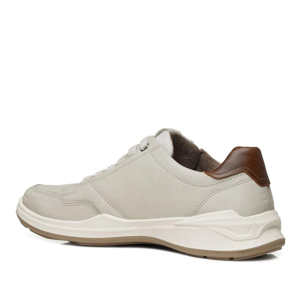 Sapatênis Pegada Masculino Couro com Zíper 110507 Off White 3