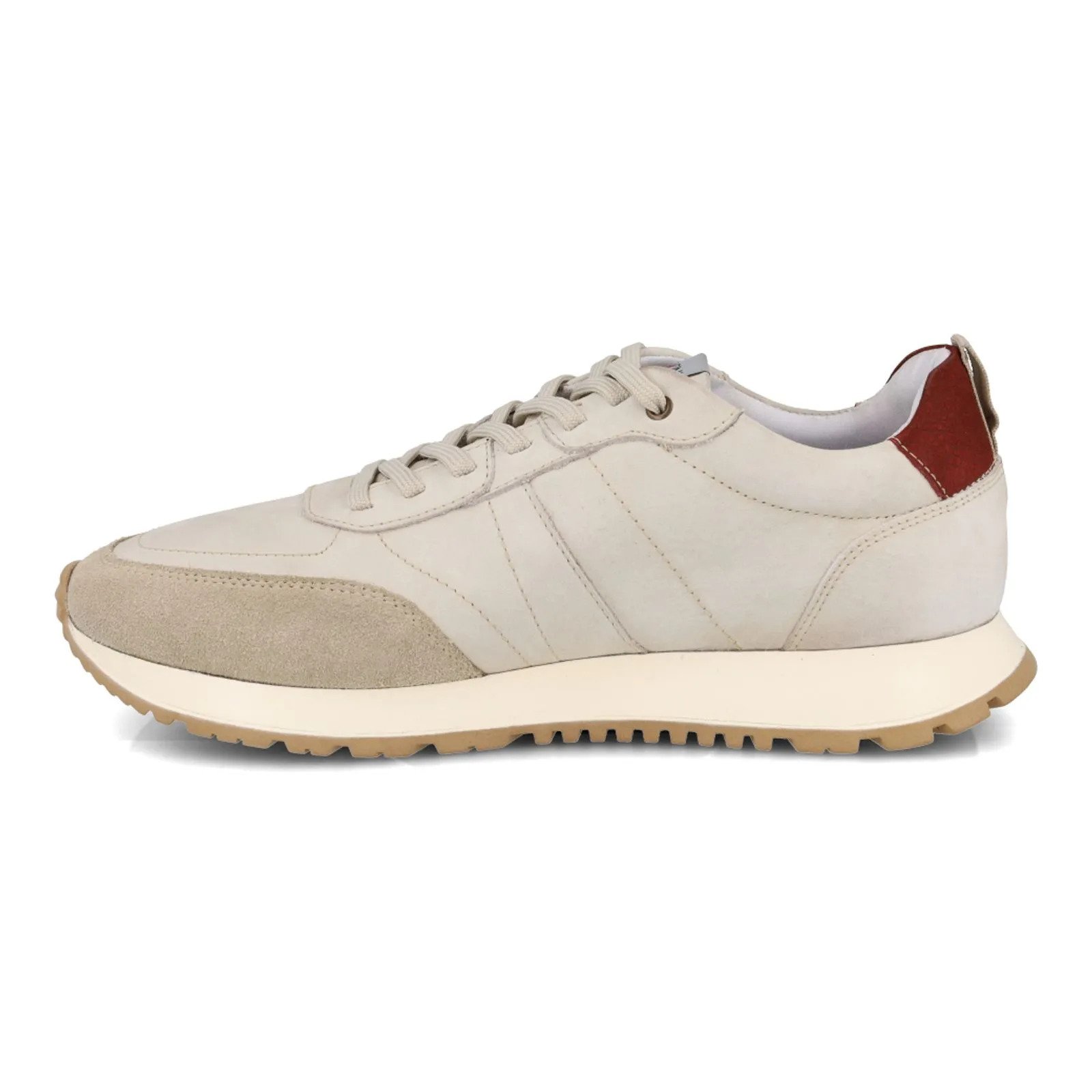 Sapatênis Casual Ferracini Couro Masculino 7847 Off White/Bege 2