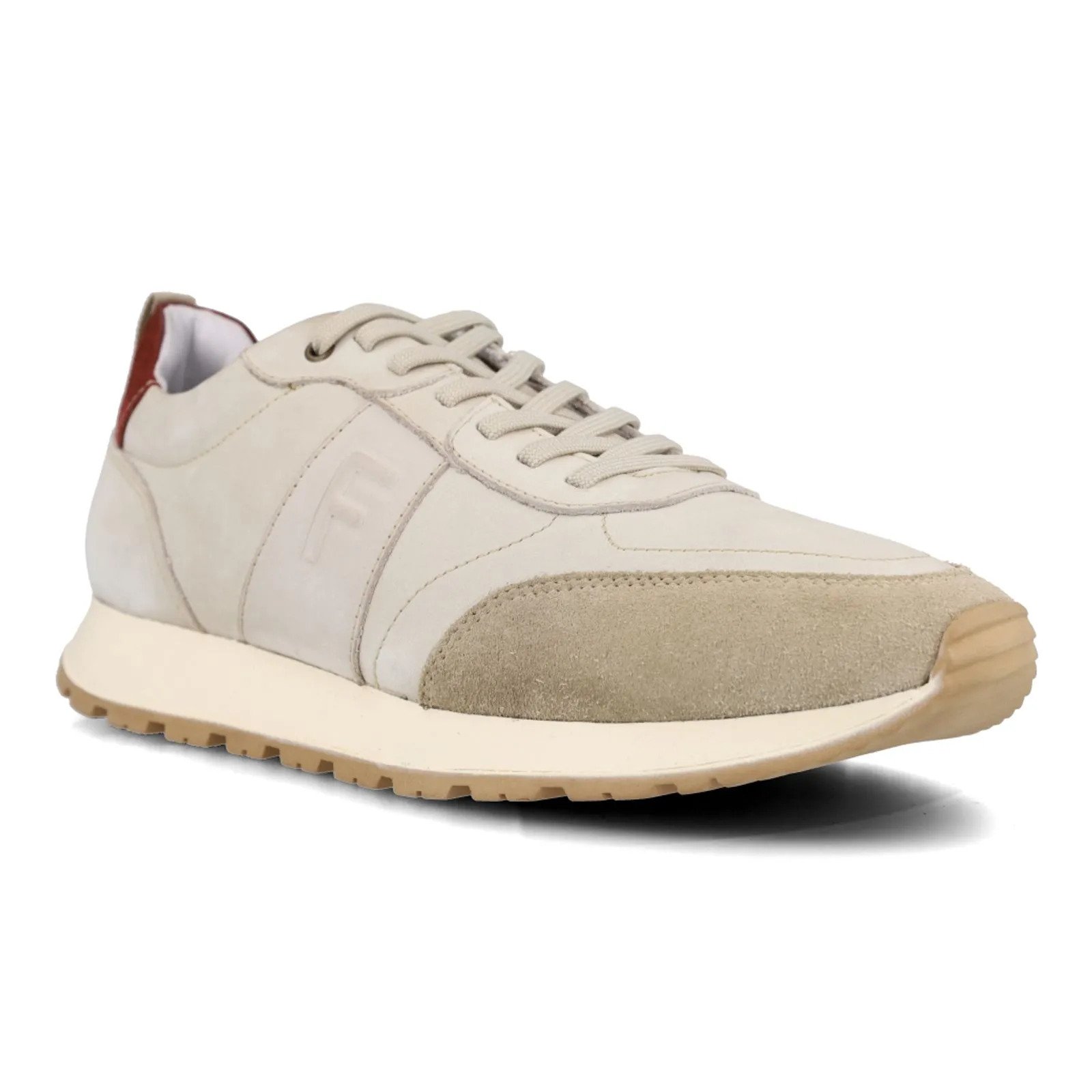 Sapatênis Casual Ferracini Couro Masculino 7847 Off White/Bege 3