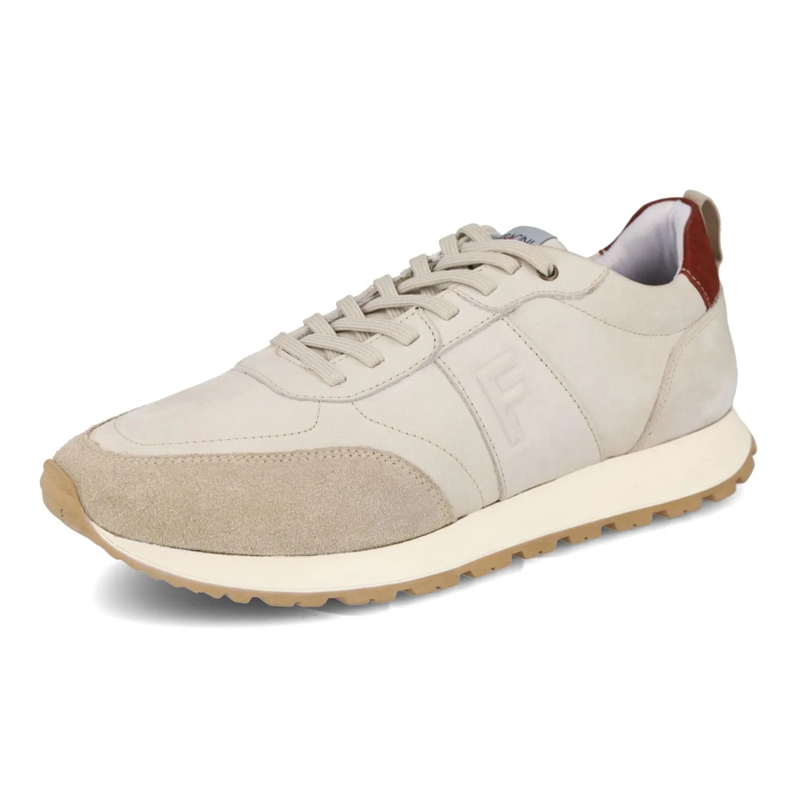 Sapatênis Casual Ferracini Couro Masculino 7847 Off White/Bege 6