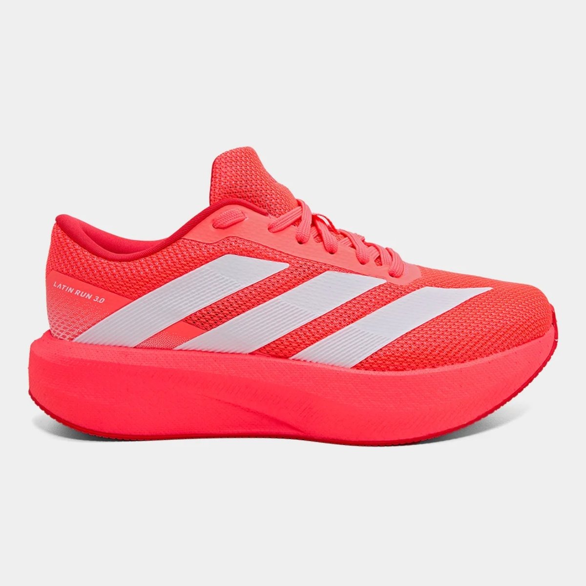 Tenis Adidas Latin Run Feminino Academia Caminhada Vermelho 2