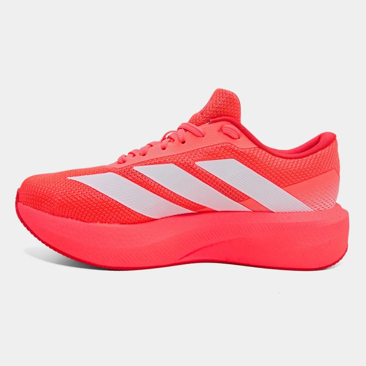 Tenis Adidas Latin Run Feminino Academia Caminhada Vermelho 5