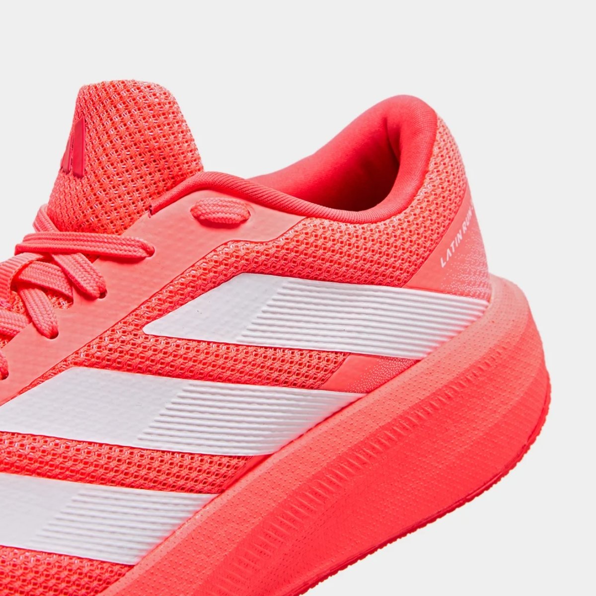 Tenis Adidas Latin Run Feminino Academia Caminhada Vermelho 7