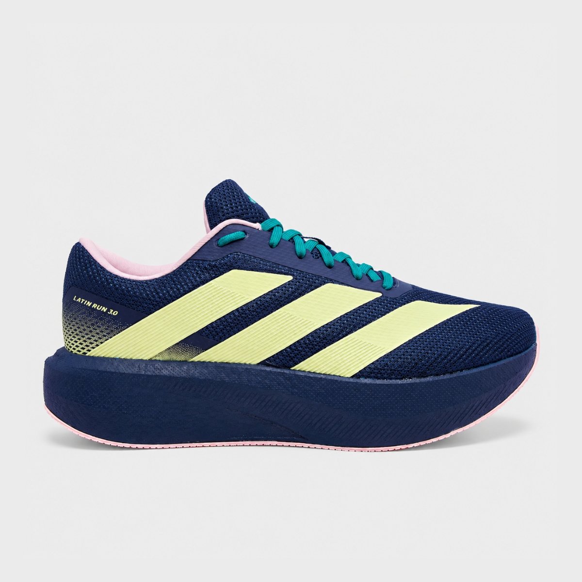 Tenis Adidas Latin Run 3.0 Feminino Corrida Azul
