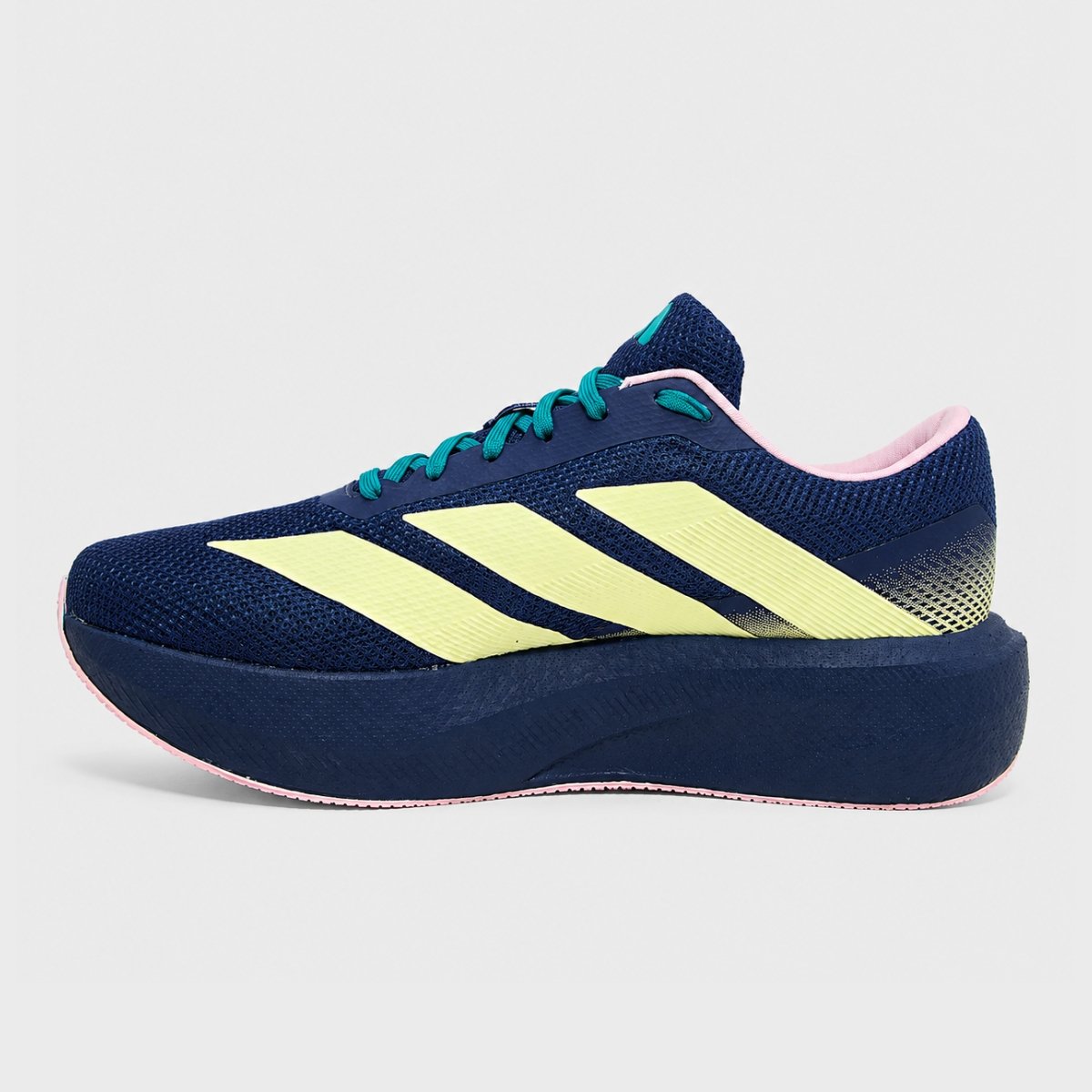 Tenis Adidas Latin Run 3.0 Feminino Corrida Azul Azul Marinho 2