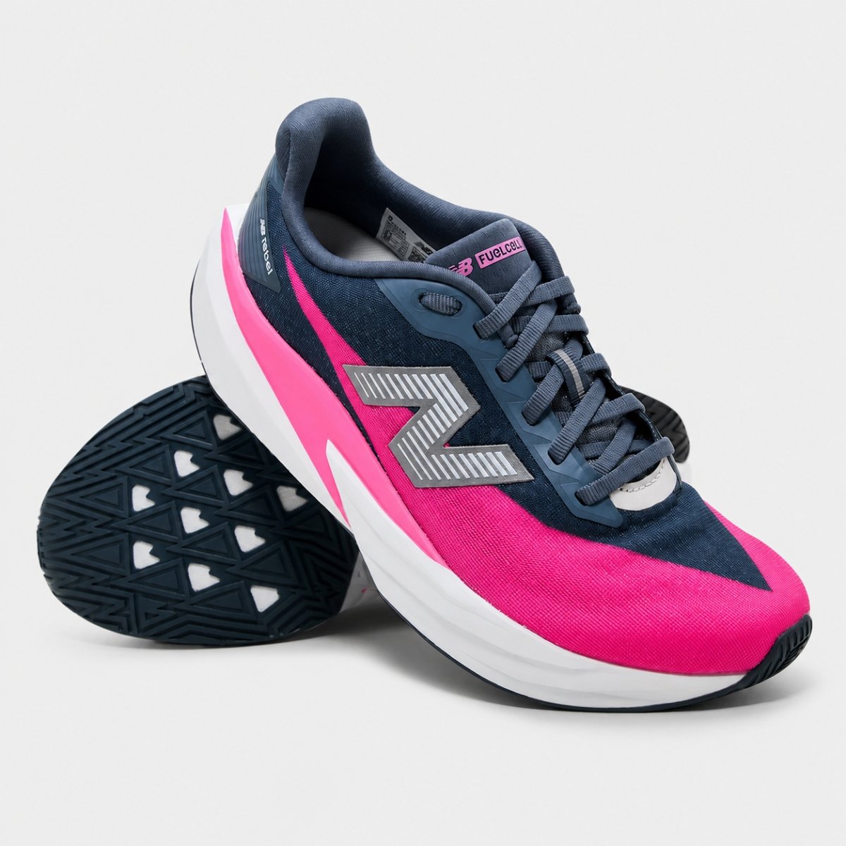 Tenis New Balance Fuelcell Rebel V5 Feminino Corrida Azul Azul Escuro 6