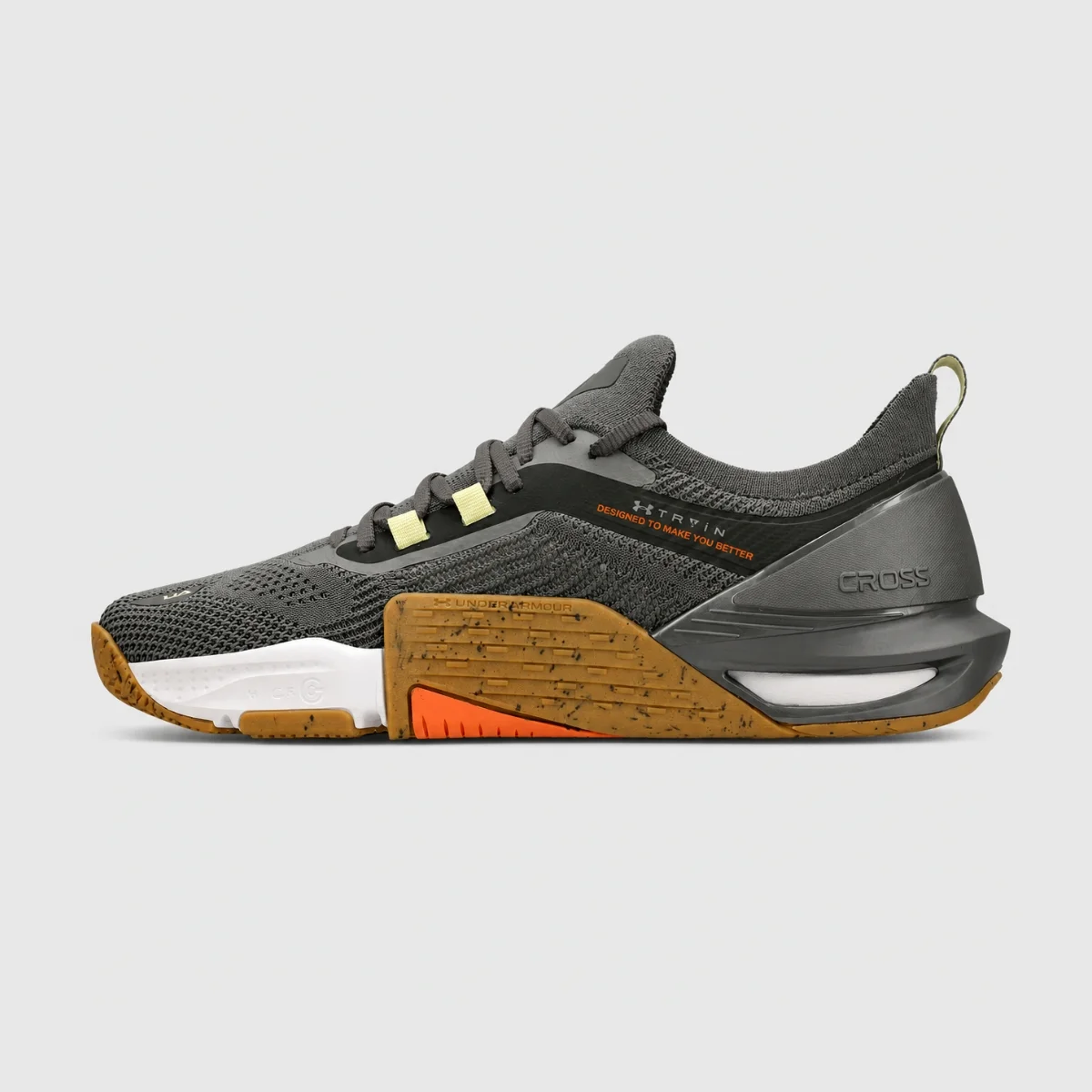 Tenis Under Armour Cross 2 Feminino Academia Cinza Cinza 3