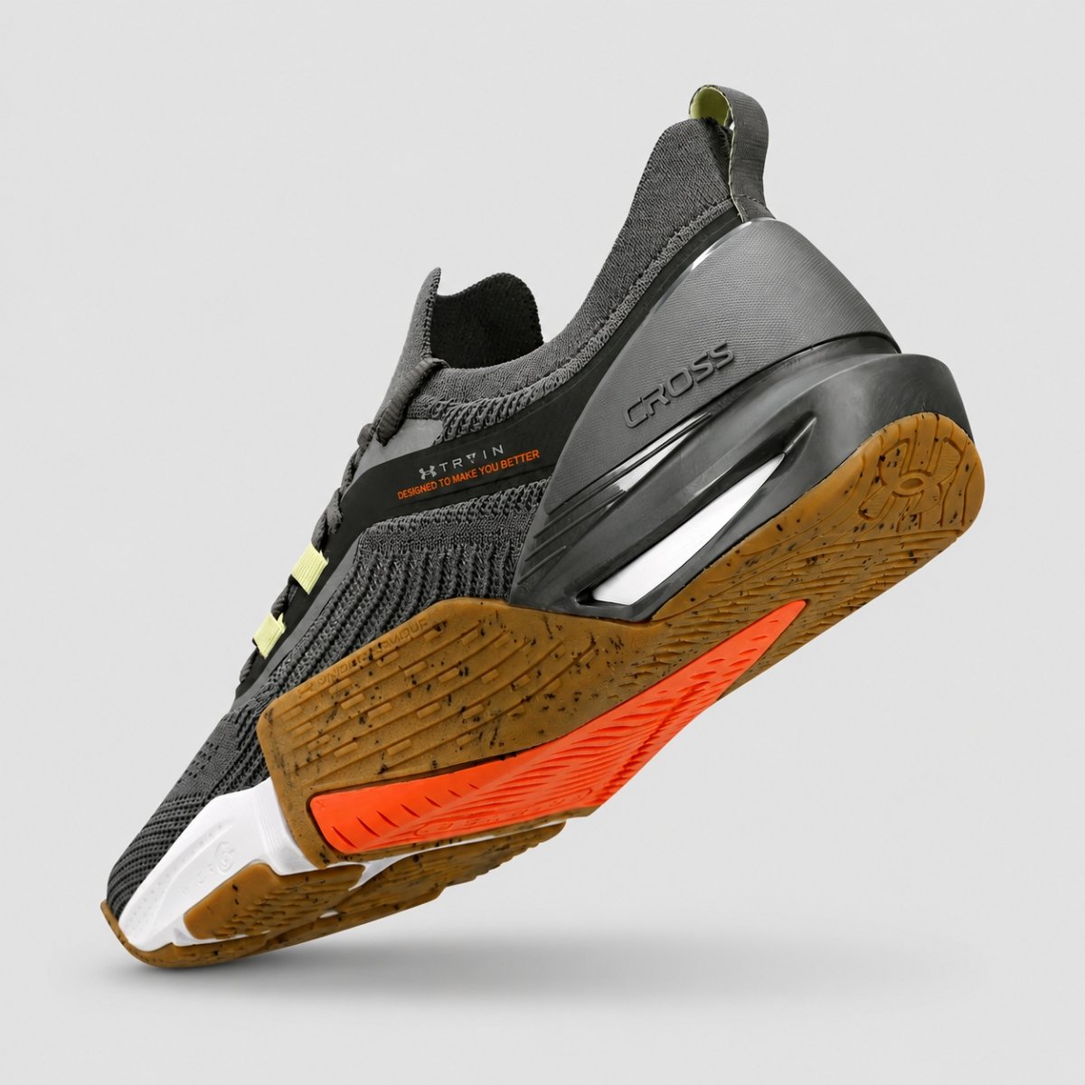 Tenis Under Armour Cross 2 Feminino Academia Cinza Cinza 5