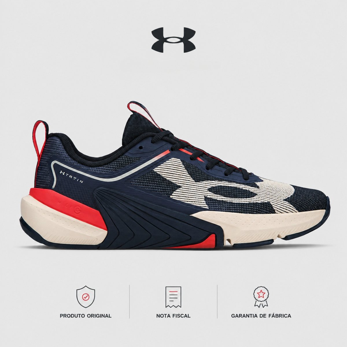 Tenis Feminino Under Armour Tribase Reps 3 Crossfit Preto 2