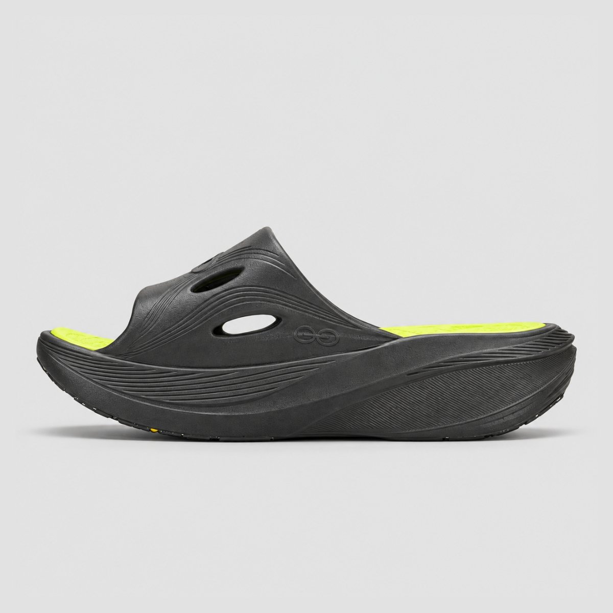 Chinelo Olympikus Pos Corre Masculino Preto Preto 2