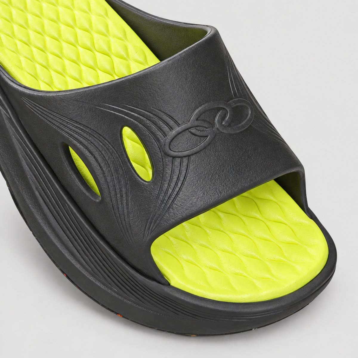 Chinelo Olympikus Pos Corre Masculino Preto Preto 7