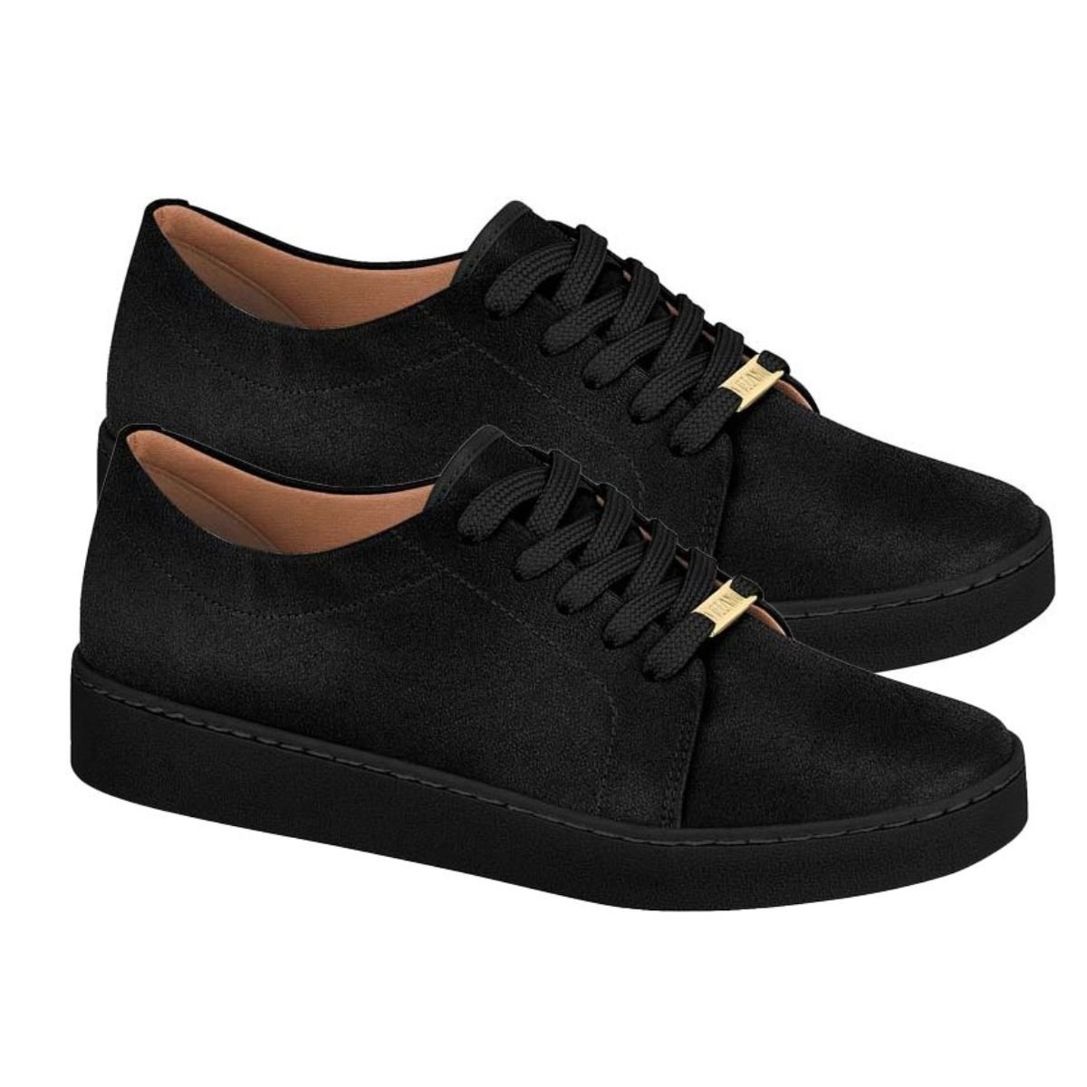 Tenis Vizzano Preto Feminino Original 1214.205 Preto 3