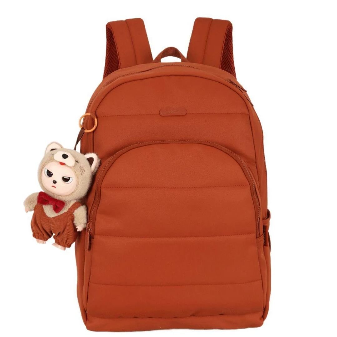 Mochila Escolar Luxcel Laranja Menina Juvenil Original MS50411 UP4YOU