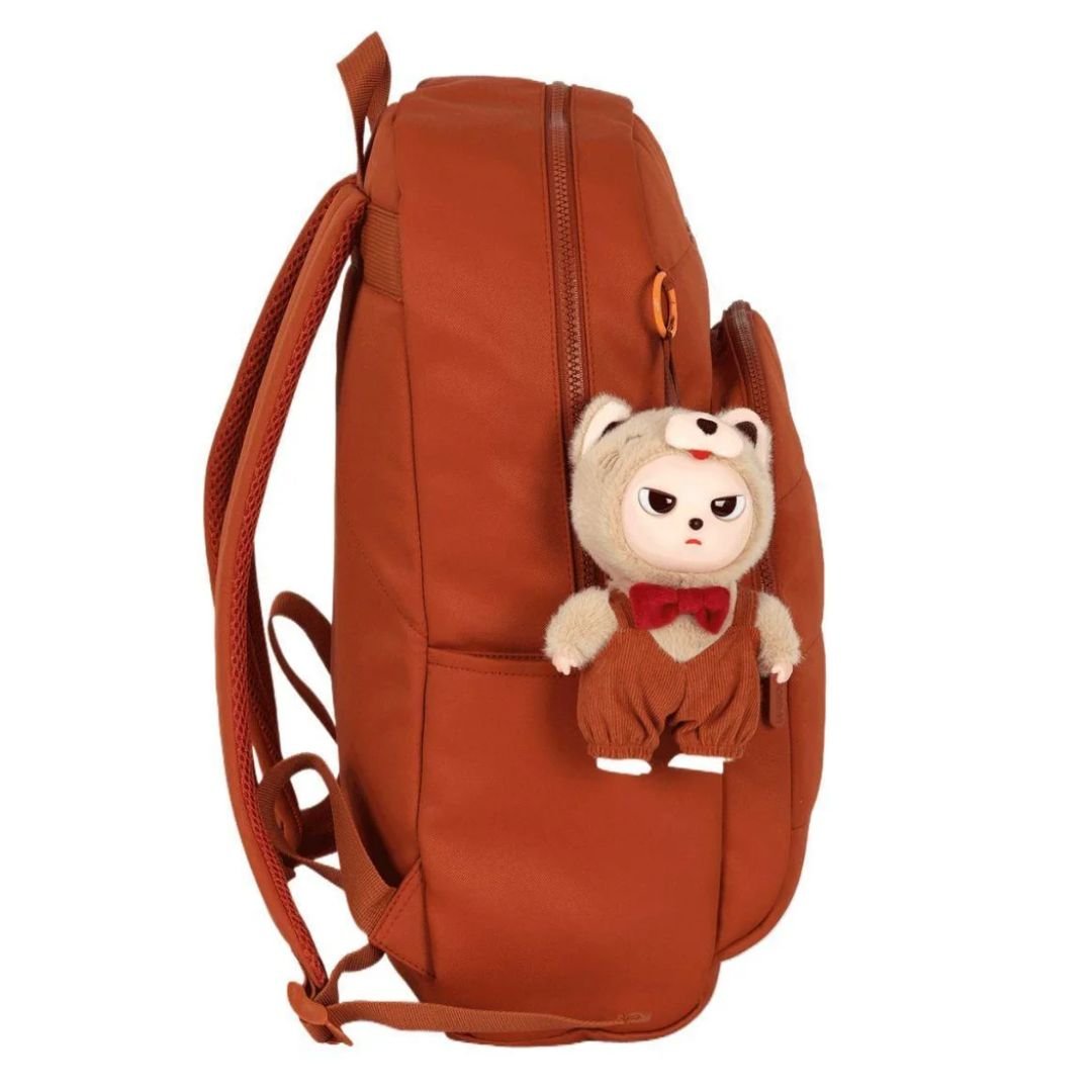Mochila Escolar Luxcel Laranja Menina Juvenil Original MS50411 UP4YOU Laranja 3