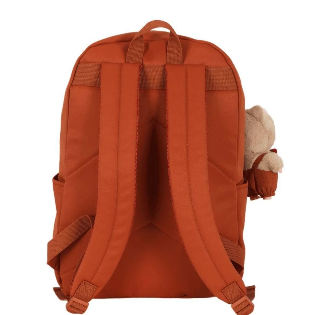 Mochila Escolar Luxcel Laranja Menina Juvenil Original MS50411 UP4YOU Laranja 4