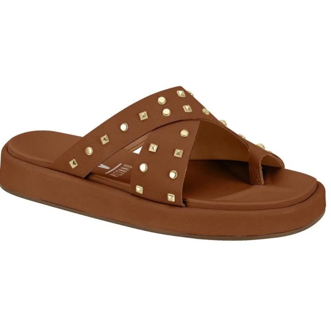 Chinelo Vizzano Mocca Feminino Original 6506.130
