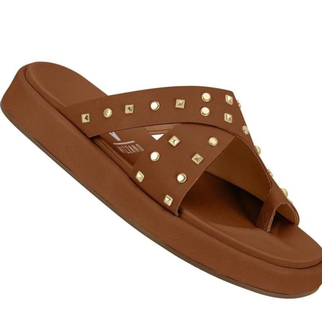 Chinelo Vizzano Mocca Feminino Original 6506.130 Mocca 2