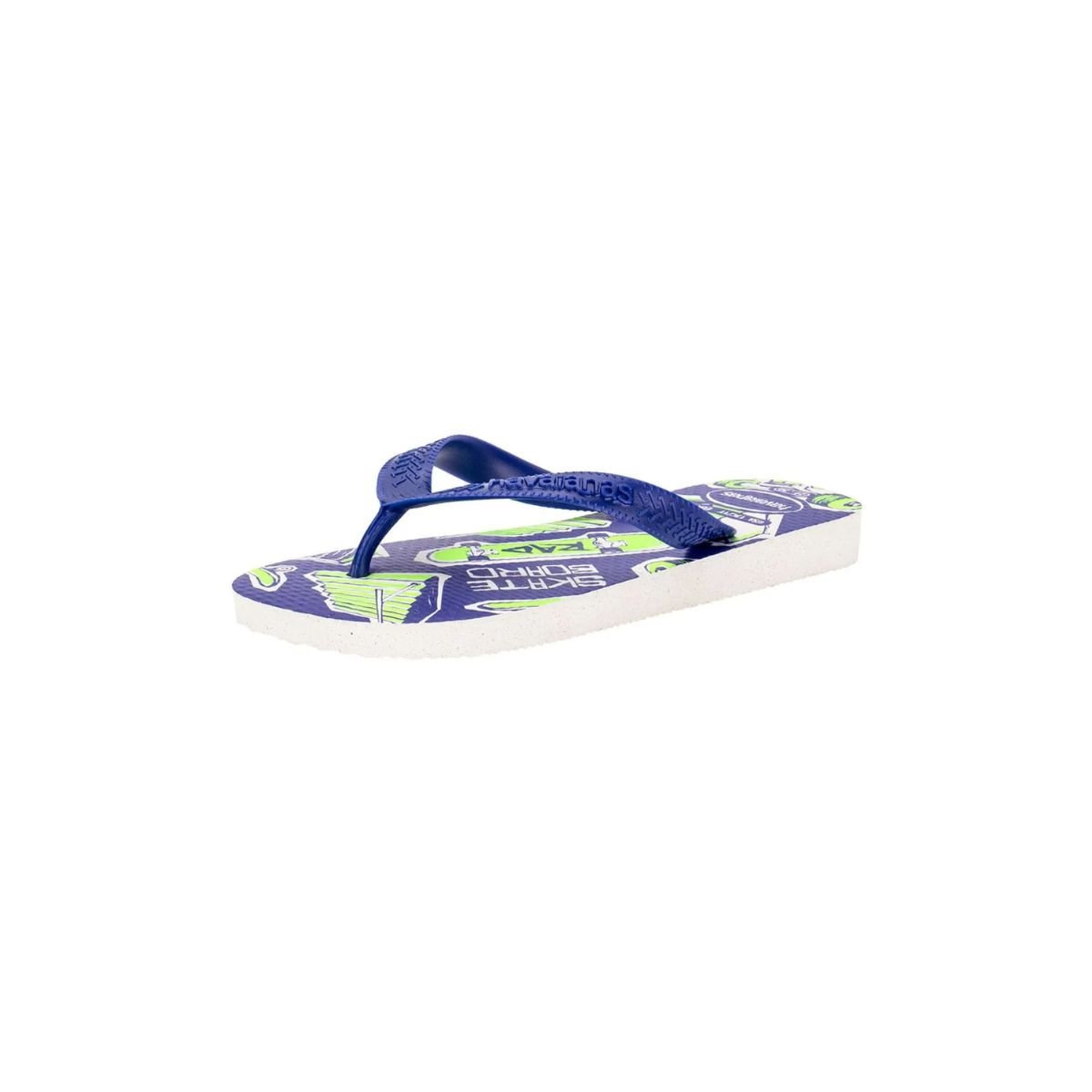 Chinelo Havaianas Branco Azul Kids Athletic Branco/Azul 2