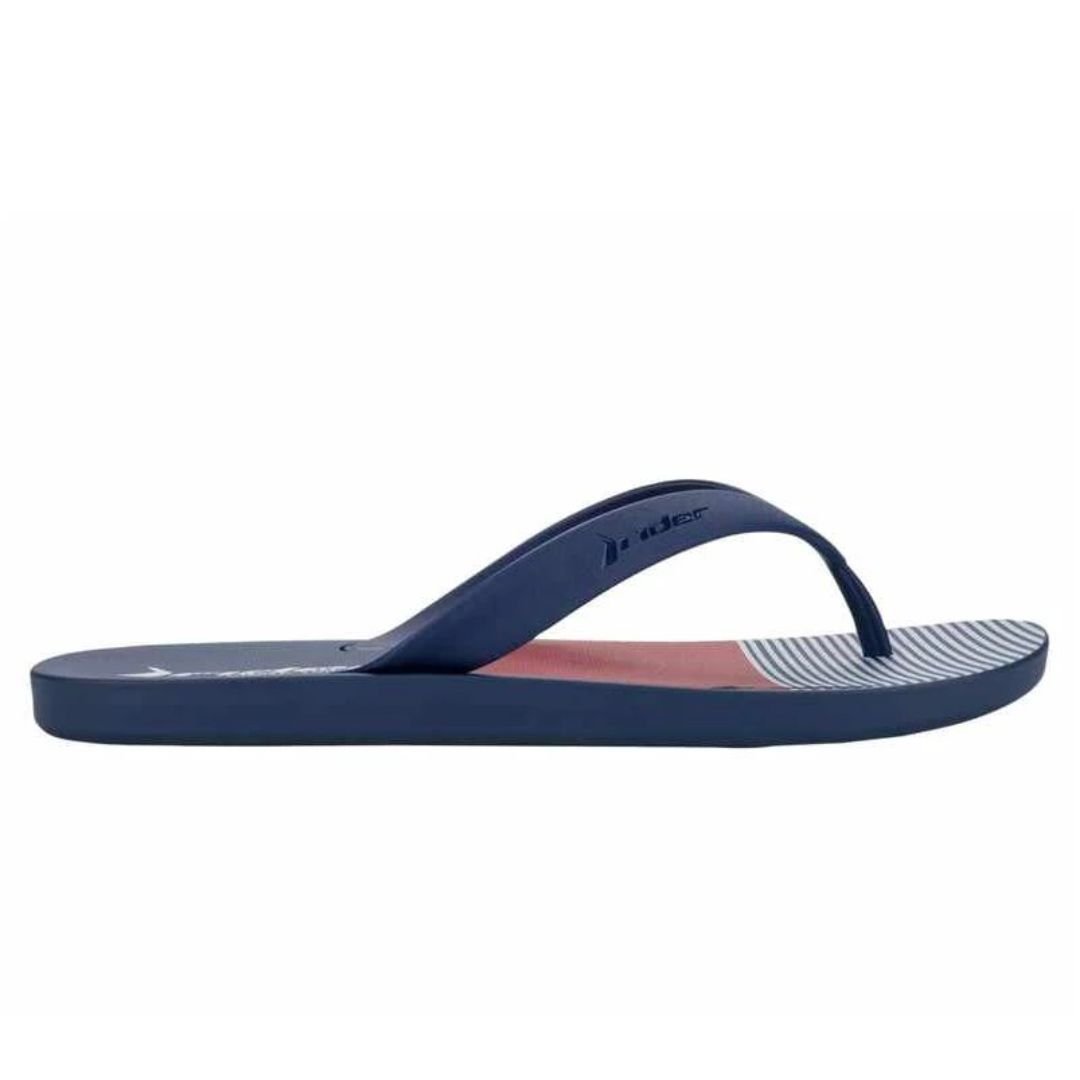 Chinelo Rider Azul Vermelho Masculino Core Graphics Original 12675