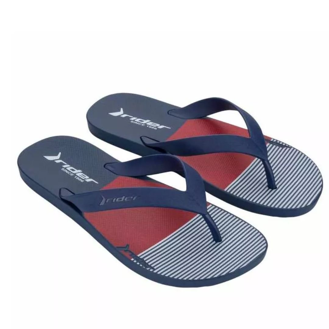 Chinelo Rider Azul Vermelho Masculino Core Graphics Original 12675 Azul/Vermelho 2