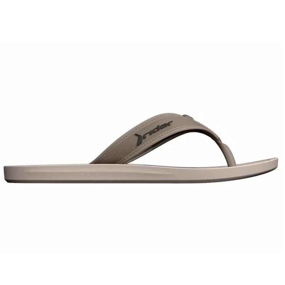 Chinelo Rider Bege Preto Masculino Sense Original 12701
