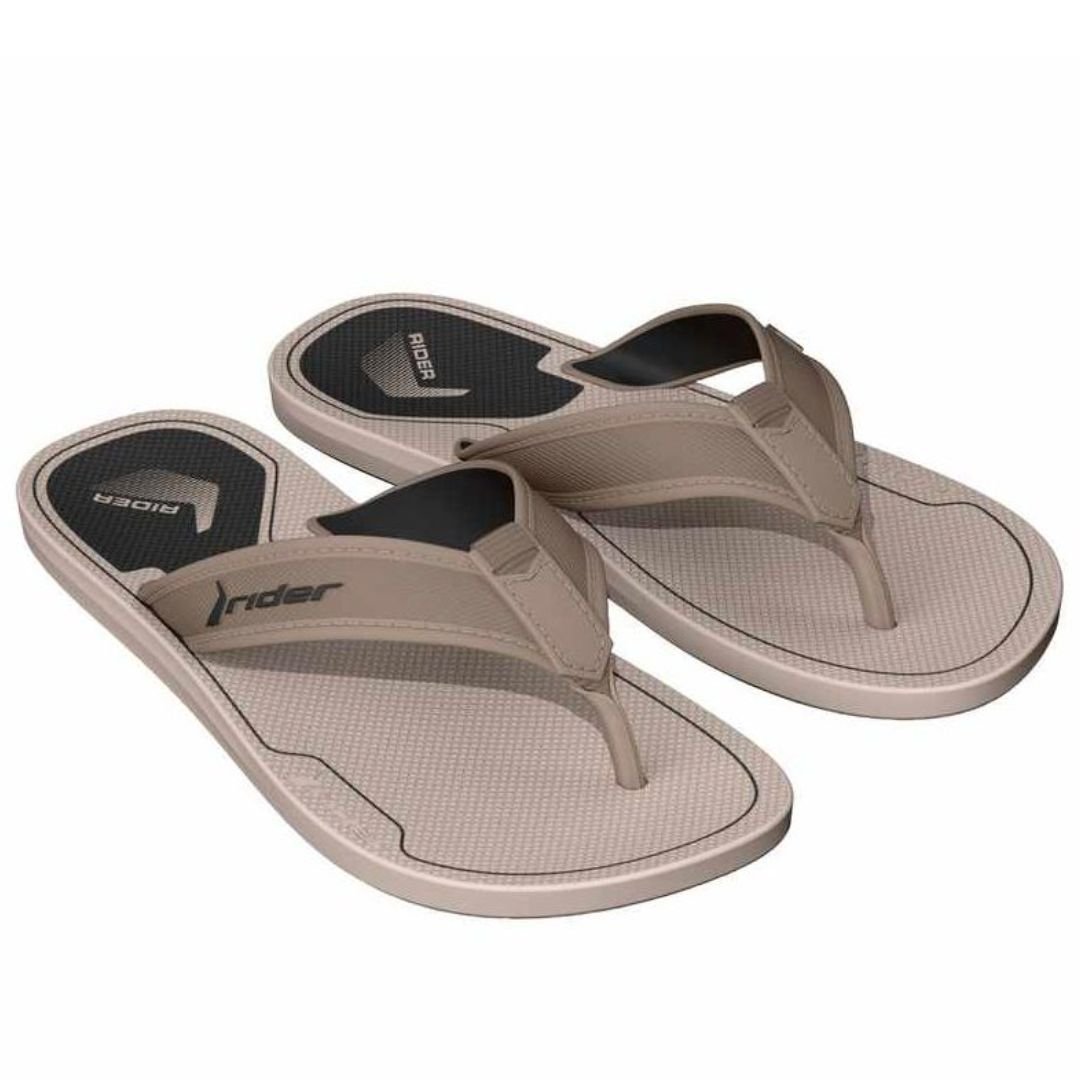 Chinelo Rider Bege Preto Masculino Sense Original 12701 Bege/Preto 2