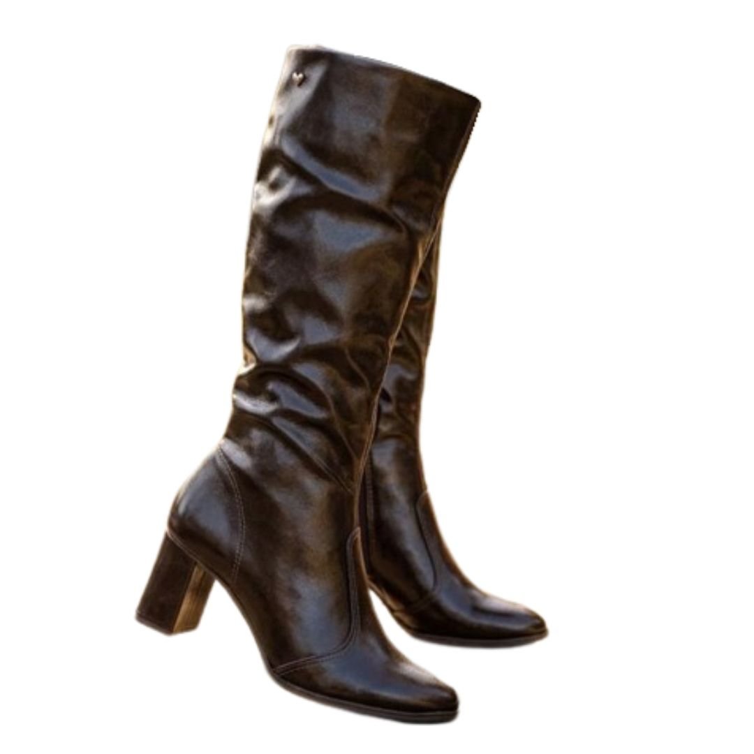 Bota Mississipi De Cano Alto Café Feminino Original J0841 Café 2
