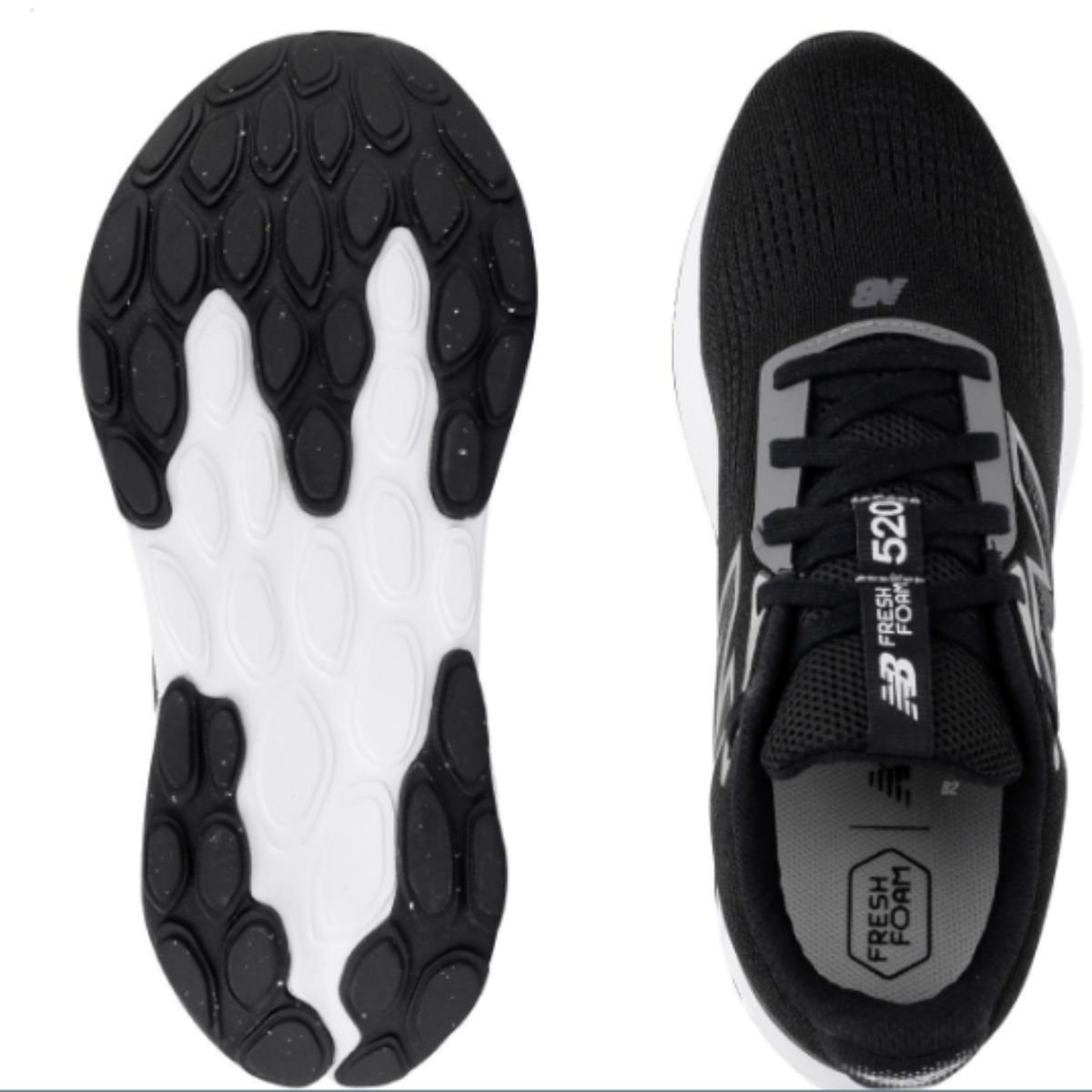 Tenis New Balance 520 V9 Preto Cinza Masculino Original Preto/Cinza 4