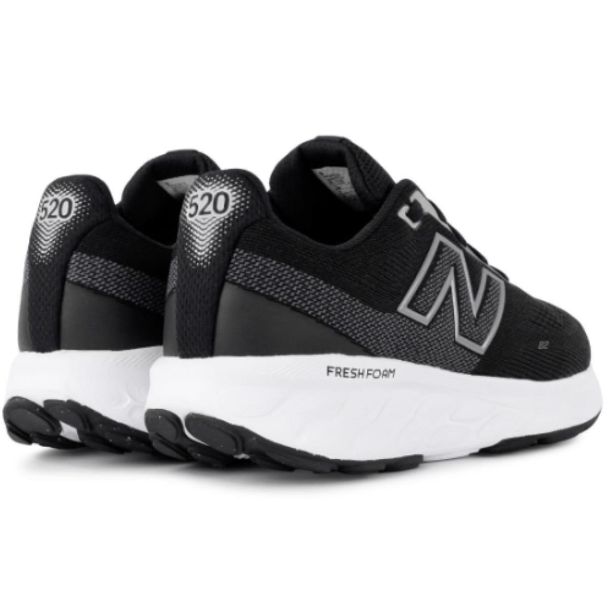 Tenis New Balance 520 V9 Preto Cinza Masculino Original Preto/Cinza 5
