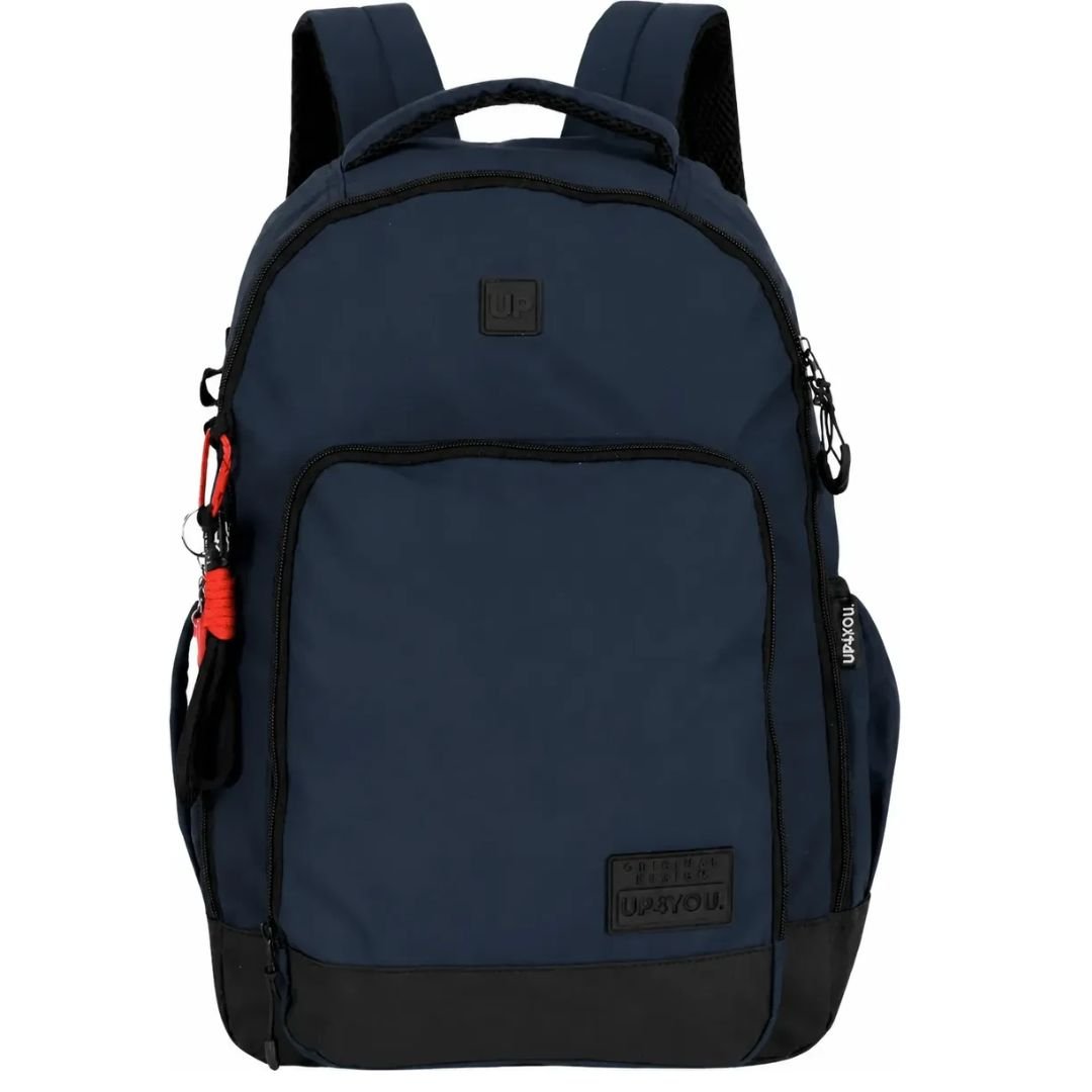 Mochila Escolar Luxcel Azul Masculino MS50280 UP4YOU