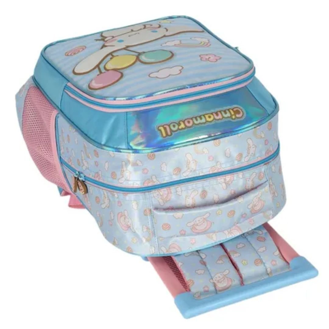 Mochila Luxcel Azul Infantil Menina Cinnamoroll De Rodinha Original IC42442 Azul 2