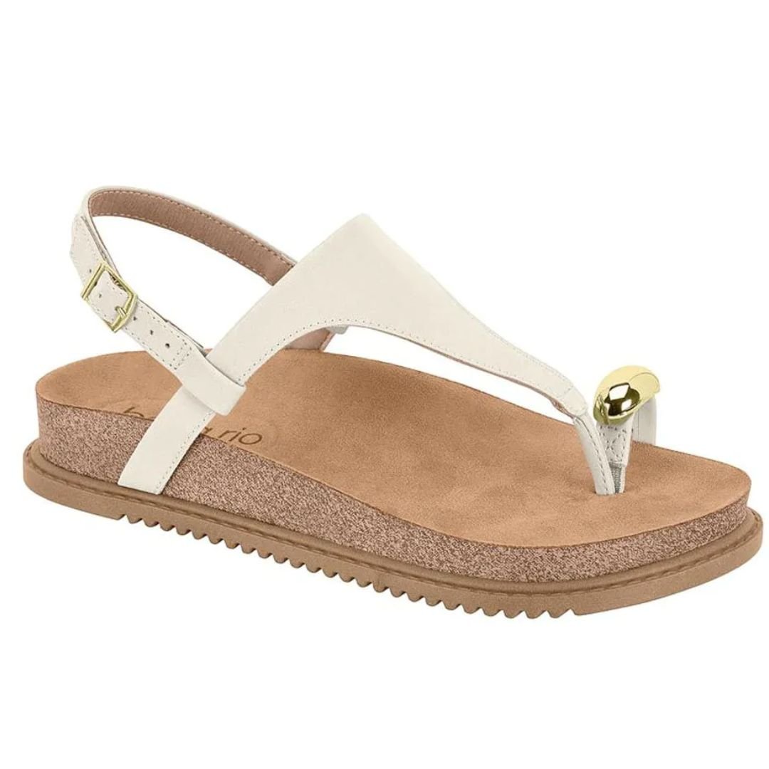Sandalia Beira Rio Branco Off Feminino Original 8524.109