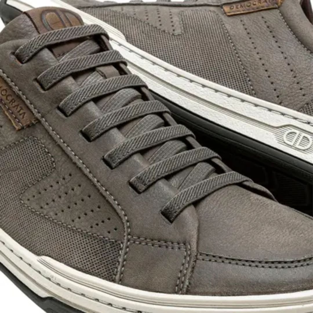 Sapatenis Democrata Oliva Masculino Original 151401 Oliva 2
